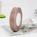 Nastro di organza rosa champagne in rotolo per confezioni regalo e fai da te - Argento Marrone