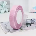 Rotolo di nastro in organza rosa da 2 cm per confezioni regalo fai da te e decorazioni - Viola rosato