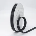 Schwarzes Satinband 1,5 cm aus Polyester für Geschenke und Hochzeitsdekoration - Schwarz