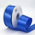 Royal blue 5cm wide polyester satin ribbon roll 50 yards for gift wrapping - Sapphire Blue