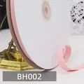Pink 1cm herringbone cotton tape on white cardboard roll for sewing and DIY crafts - 002# Light Pink * 45 Meters Per Roll