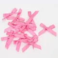 Rosa 6mm Satin-Schleifen für Kleidung und handgefertigte DIY Bastelzubehör-Accessoires - Knallpink