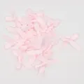 Handgefertigte 6mm rosa Satin-Schleifen für Bastelarbeiten und Kleidungszubehör - Hellrosa