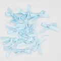 6mm hellblaue Satin-Schleifen für DIY-Handarbeit und Zubehör für Damenunterwäsche - Hellblau