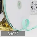 Rolle 1cm minzgrünes Fischgrät-Baumwollband zum Nähen und Geschenke verpacken BH022 - Smaragdgrüner Stil (BH022)