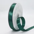 Ruban de satin vert de Noël 2cm en rouleau pour emballage de cadeaux et décoration - 2cm x 91m / Vert de Noël (589#)