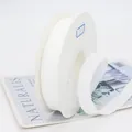 Roll of pure white frayed edge grosgrain ribbon for gift wrapping and DIY crafts - Narrow Style (ai-1.5cm) / White