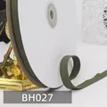 Armeegrünes 1cm Baumwoll-Fischgrätband auf Rolle für Nähen und Binden BH027 - Hellarmeegrüner Stil (BH027)