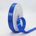 Ruban de satin bleu foncé de 2 cm pour emballage cadeau et décorations de mariage - 2cm x 91m / Bleu royal (350#)