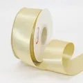 Ruban doré pailleté en rouleau avec finition métallique pour emballage cadeau - Or