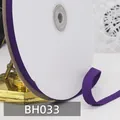 Dunkelviolettes 1cm Fischgräten-Baumwollband auf Rolle für Nähen und DIY-Bastelarbeiten - Dunkelvioletter Stil (BH033)
