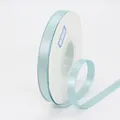Hellblaues Glitzer-Geschenkband aus Metall auf Rolle für DIY-Bastelarbeiten - Schmaler Stil / Hellblau