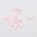 Mini nœuds en ruban de satin rose de 3mm pour couture et loisirs créatifs - Rose Clair