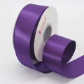 Sparkling purple satin ribbon roll for gift wrapping and DIY crafts, style 46# - Purple