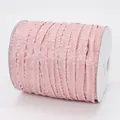 Nastro plissettato rosa in poliestere per confezioni regalo e accessori per capelli - Rosa Coreano (161)
