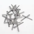 Mini nœuds en satin gris argenté 3mm pour couture DIY et décoration de cadeaux - Argent