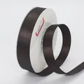 Deep brown 2cm satin ribbon roll H018 for luxury gift wrapping and floral packaging - 850# / Coffee
