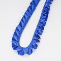 Ruban froncé bleu roi en satin pour couture de vêtements DIY et décoration artisanale - Bleu saphir