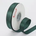 Rouleau de ruban pailleté vert forêt pour emballage cadeau avec texture métallique - Vert Foncé