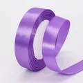 Rotolo di nastro di raso poliestere color lavanda per confezioni regalo e fiori - Tipo standard / Lavanda