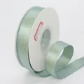 Ruban cadeau bleu clair 2cm avec reflets dorés sur bobine pour emballage DIY - Bleu Sarcelle