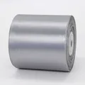 Rollo de cinta de raso gris plateado de 7,5 cm para envolver regalos y manualidades de bricolaje - 7.5cm x 22m / Gris