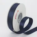 Ruban de satin bleu marine 2cm scintillant pour emballage cadeau de luxe - Bleu foncé
