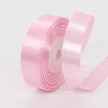 Nastro di raso rosa pallido largo 1,5 cm con finitura setosa per regali e nozze - 1.5cm x 22m / Rosa Medio