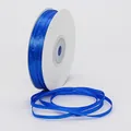 Deep royal blue double-sided satin ribbon 3mm on a spool for DIY crafts and gift wrap - 3mm / Sapphire Blue