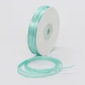 3mm light blue double-sided satin ribbon roll for DIY crafts and gift wrapping - 3mm / Teal Blue