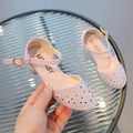 Sandales de princesse roses pour filles avec strass brillants et boucles réglables - EU 26 / Rose