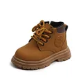 Klassische ingwergelbe Kinderstiefel mit strapazierfähiger rutschfester Gummisohle - EU 21 / Gelb