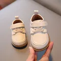 Scarpe primi passi color crema per bambini con suola morbida antiscivolo - 22 / Bianco avorio