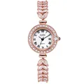 Orologio Gedi da donna in oro rosa con quadrante in madreperla e cristalli - Cinturino Oro Rosa Madreperla Quadrante Bianco