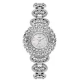 Orologio GEDI argento da donna con strass a pera e quadrante in madreperla bianca chic - IP Cassa Argento Quadrante Madreperla Bianca Cinturino Argento