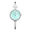 Orologio a bracciale in argento con quadrante in madreperla blu e perla GEDI - Cassa Argento Quadrante Madreperla Verde