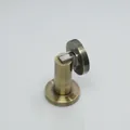 Floor mounted zinc alloy magnetic door stopper in antique bronze brushed finish - Antique Bronze