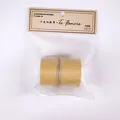 Cinta adhesiva vintage de papel kraft con puntos y cuerda de cáñamo en bolsa - Patrón de matriz de puntos