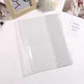 Detalle de fundas A5 con purpurina y 2 bolsillos para guardar fotos y tarjetas - A5 Funda Protectora Transparente con Brillo