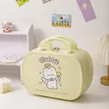 Cute yellow cartoon puppy portable makeup case with large storage capacity - Angel Rabbit Yellow Style