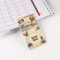 Y2K style puppy stickers on a notebook featuring golden retriever and corgi dog illustrations - Dog / Pack of 20 / Yellow