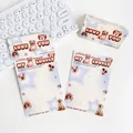 Cabeceras y reversos de cartón de perrito para empaque de tarjetas K-pop - Dorso de Perro Amarillo