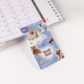 Y2K style aesthetic animal stickers with pomsky and cat motifs on light blue background - Combination Style / Pack of 20 / Blue