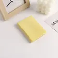 Fundas mate amarillo claro de 3 pulgadas para protección de tarjetas de álbumes - Amarillo