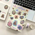 Retro Y2K teddybeer stickers voor dagboeken en creatieve plakboeken - Teddybeer