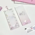 Porte-carte en acrylique dégradé rose et violet avec motif ours et chaîne à perles - Chaton Ange