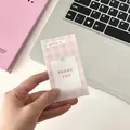 Minimalistischer lila karierter Aufkleber für Geschenkverpackungen und Schreibwaren - Rosa