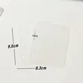 Three-hole frosted PP binder refills for 3-inch mini photo albums, 9.5x8.3cm size - Baffle