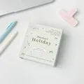Pastel green Perfect Holiday bow binder album featuring minimalist stationery aesthetic - Green