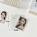 Three-pocket mini photocard sleeves for binder with 9.5x8.3cm dimensions for kpop cards - Inner Pages 10 Sheets (A8 3-Hole) / Transparent Inner Pages